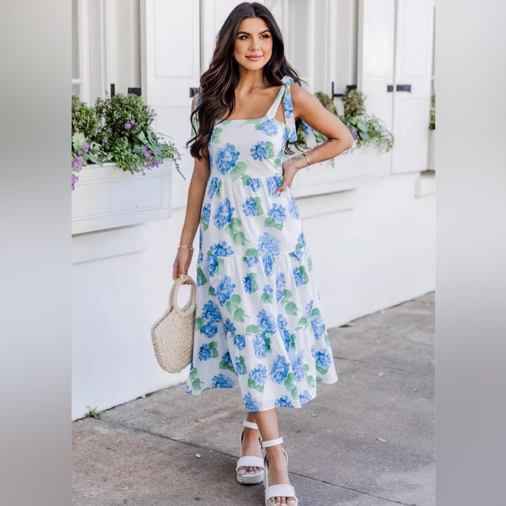 Pink Lily x Caitlin Covington Floral Tie Dress size 3X